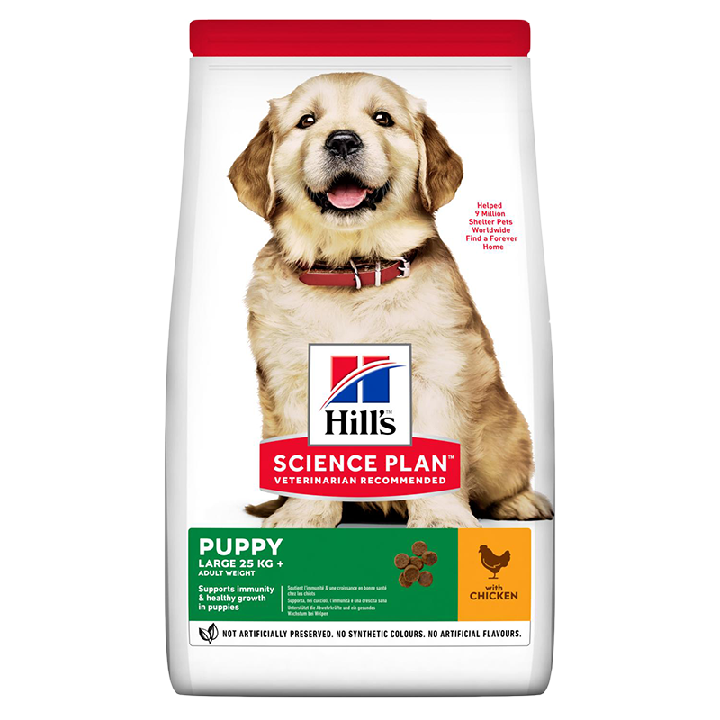 CANE HILLS SCIENCE PLAN PUPPY 12KG LARGE BREED POLLO