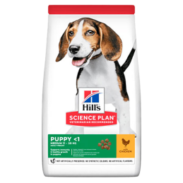 CANE HILLS SCIENCE PLAN PUPPY 12KG MEDIUM POLLO