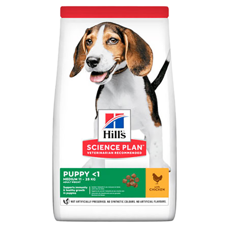 CANE HILLS SCIENCE PLAN PUPPY 12KG MEDIUM POLLO