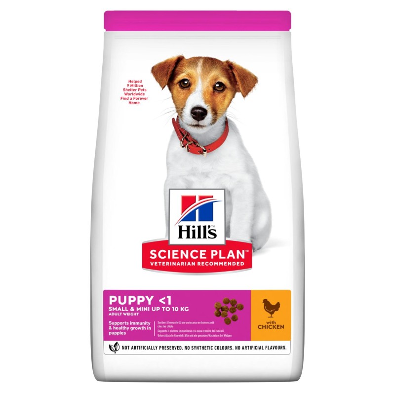 CANE HILLS SCIENCE PLAN PUPPY 1.5KG SMALL&MINI POLLO