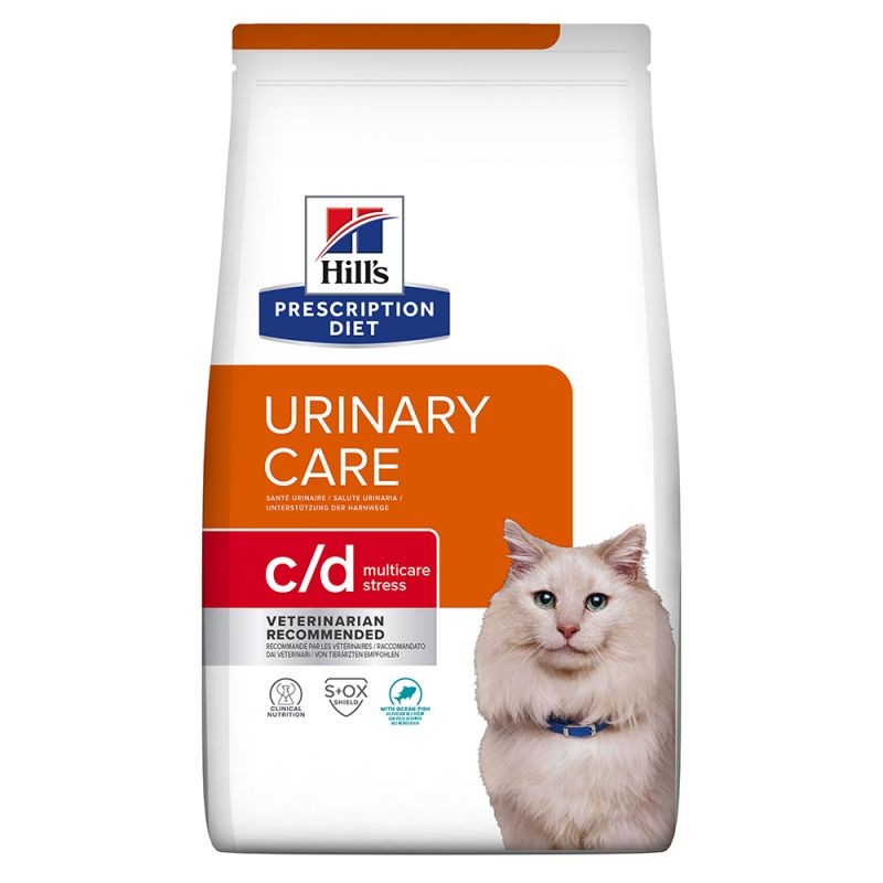 GATTO HILLS PRESCRIPTION DIET C/D URI STRESS 3KG PESCE