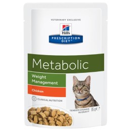 GATTO HILLS PRESCRIPTION DIET METABOLIC 85GR BUSTA POLLO