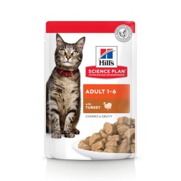 GATTO HILLS SCIENCE PLAN ADULT 85GR BUSTA TACCHINO