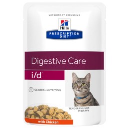 GATTO HILLS PRESCRIPTION DIET I/D 85GR BUSTA POLLO