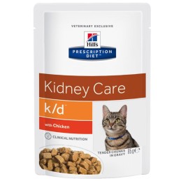 GATTO HILLS PRESCRIPTION DIET K/D 85GR BUSTA POLLO