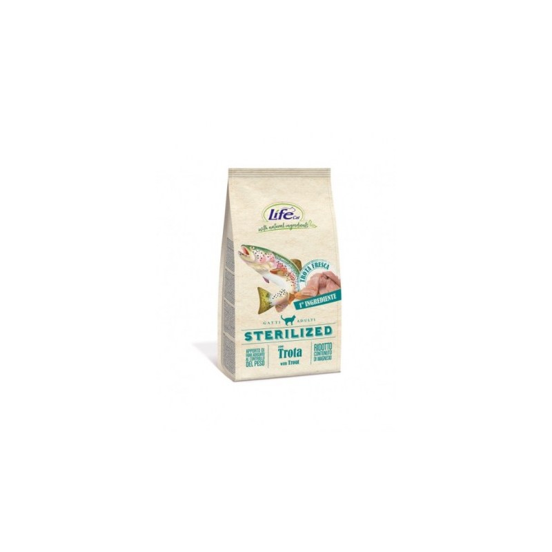 GATTO LIFECAT STERILIZED 1.5KG TROTA