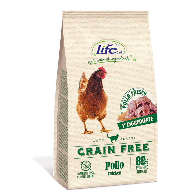 GATTO LIFECAT GRAIN FREE 1.5KG POLLO PATATE