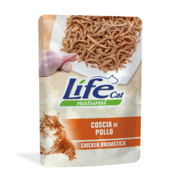 GATTO LIFECAT BUSTA 70GR COSCIA DI POLLO