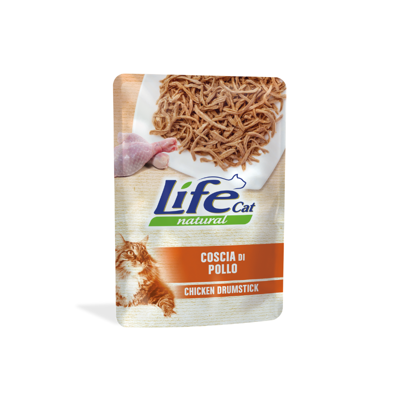 GATTO LIFECAT BUSTA 70GR COSCIA DI POLLO