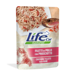 GATTO LIFECAT BUSTA 70GR POLLO PROSCIUTTO