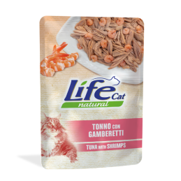 GATTO LIFECAT BUSTA 70GR TONNO GAMBERETTI