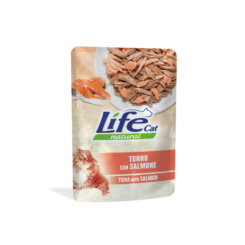 GATTO LIFECAT BUSTA 70GR TONNO SALMONE