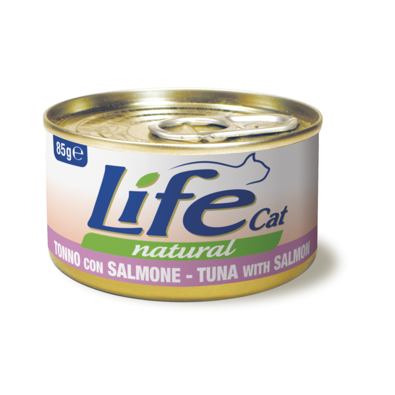 GATTO LIFECAT 85GR TONNO SALMONE