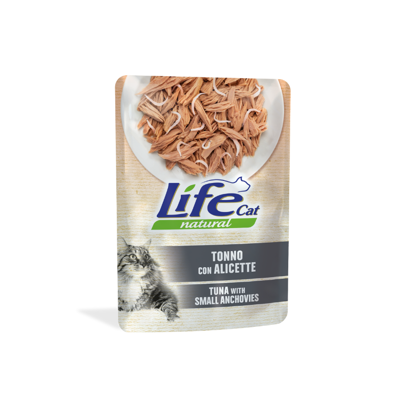 GATTO LIFECAT BUSTA 70GR TONNO E ALICETTE