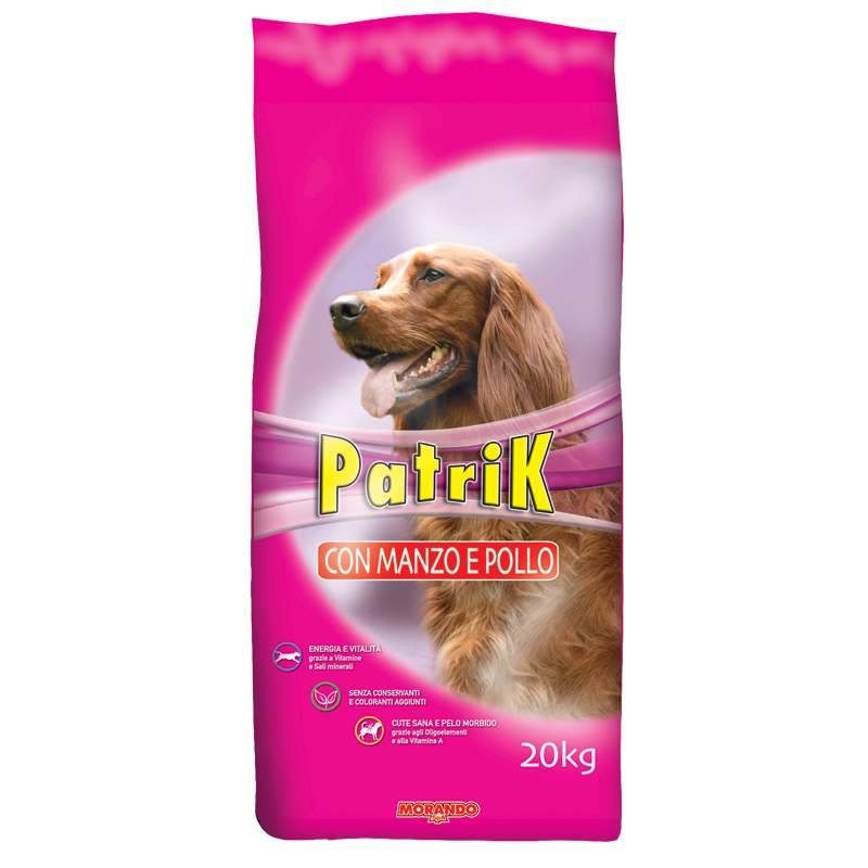 CANE PATRICK ADULT 20KG MANZO POLLO