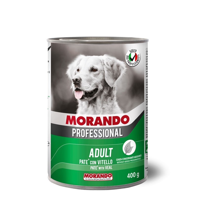 CANE MIGLIORCANE PROFESSIONAL ADULT 400GR PATE VITELLO