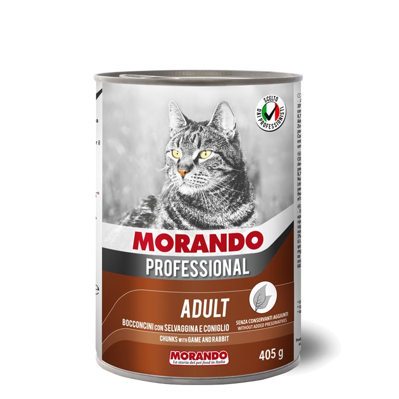 GATTO MORANDO PROFESSIONAL ADULT 405GR BOCCONI SELVAG.C