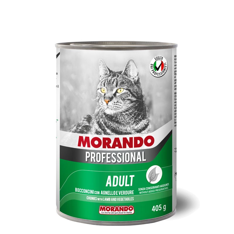 GATTO MORANDO PROFESSIONAL ADULT 405GR BOCCONI AGNELLO