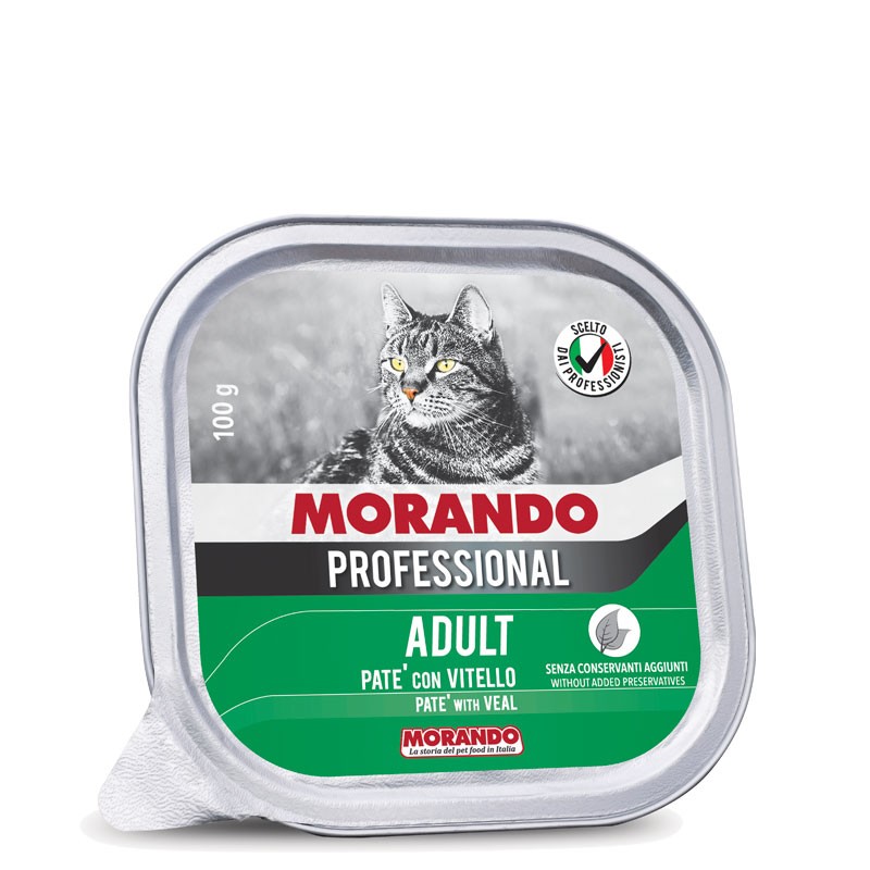 GATTO MORANDO PROFESSIONAL 100GR VASCHETTA VITELLO