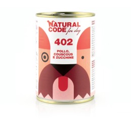 CANE NATURAL CODE 400GR 402 POLLO/COUS/ZUCCA