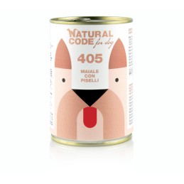 CANE NATURAL CODE 400GR 405 MAIALE/PISELL