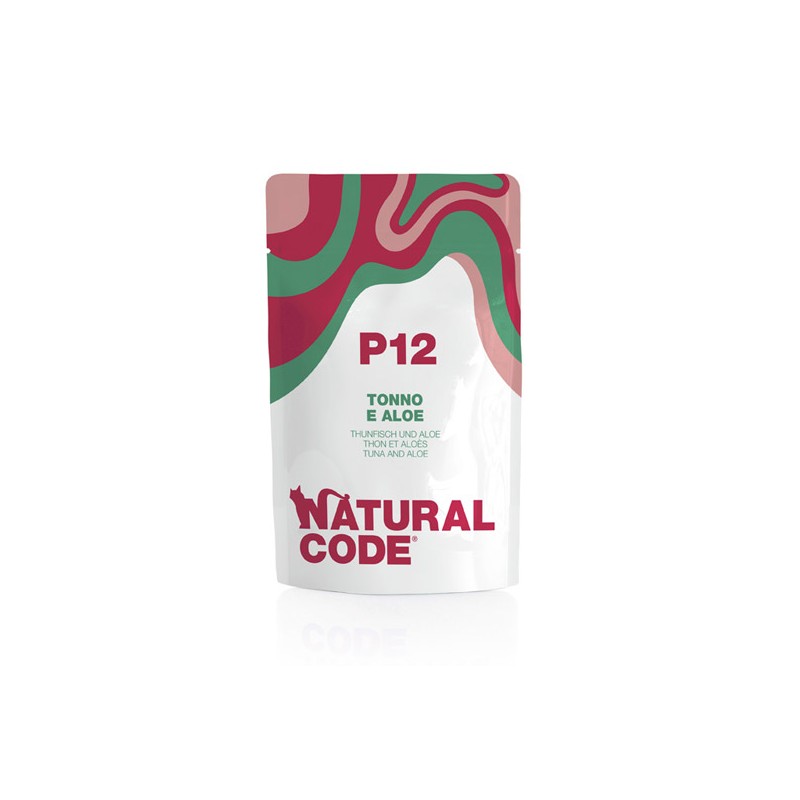 GATTO NATURAL CODE 70GR P12 BUSTA TONNO ALOE