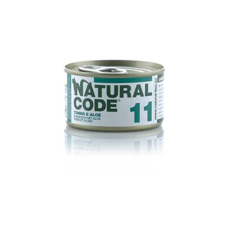 GATTO NATURAL CODE 85GR 11 TONNO E ALOE