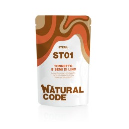 GATTO NATURAL CODE 70GR BUSTA ST01 STERIL TONNETTO LINO