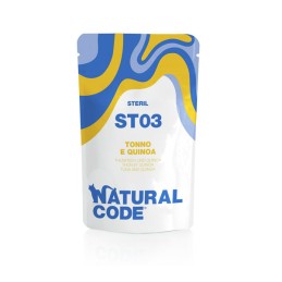 GATTO NATURAL CODE 70GR BUSTA ST03 STERIL TONNO QUINOA