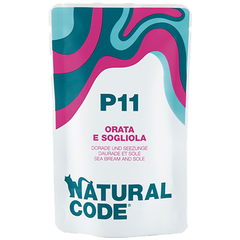 GATTO NATURAL CODE 70GR P11 BUSTA ORATA SOGLIOLA