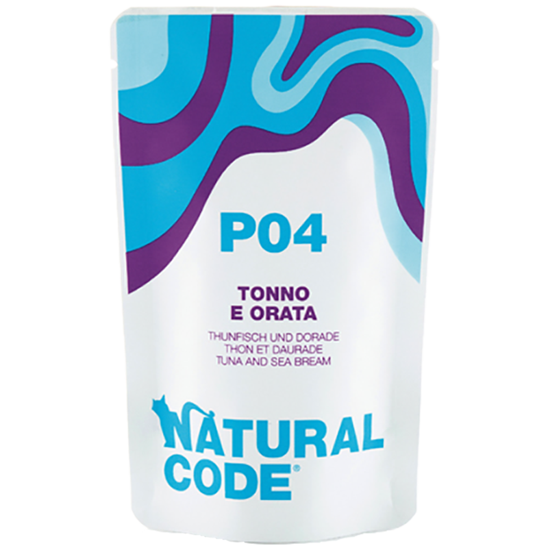 GATTO NATURAL CODE 70GR P04 BUSTA TONNO ORATA