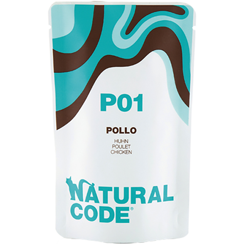 GATTO NATURAL CODE 70GR P01 BUSTA POLLO