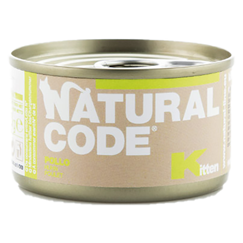 GATTO NATURAL CODE 85GR KITTEN POLLO