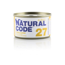 GATTO NATURAL CODE 85GR 27 JELLY TONNO E GRANCHIO