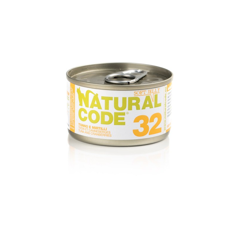 GATTO NATURAL CODE 85GR 32 JELLY TONNO/AMARANTO/MIRTLLO