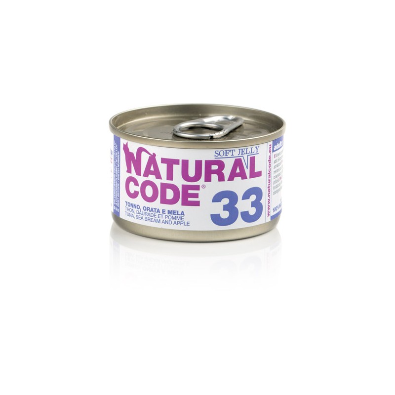 GATTO NATURAL CODE 85GR 33 JELLY TONNO/AMARANTO/ORATA