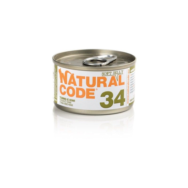 GATTO NATURAL CODE 85GR 34 TONNO KIWI