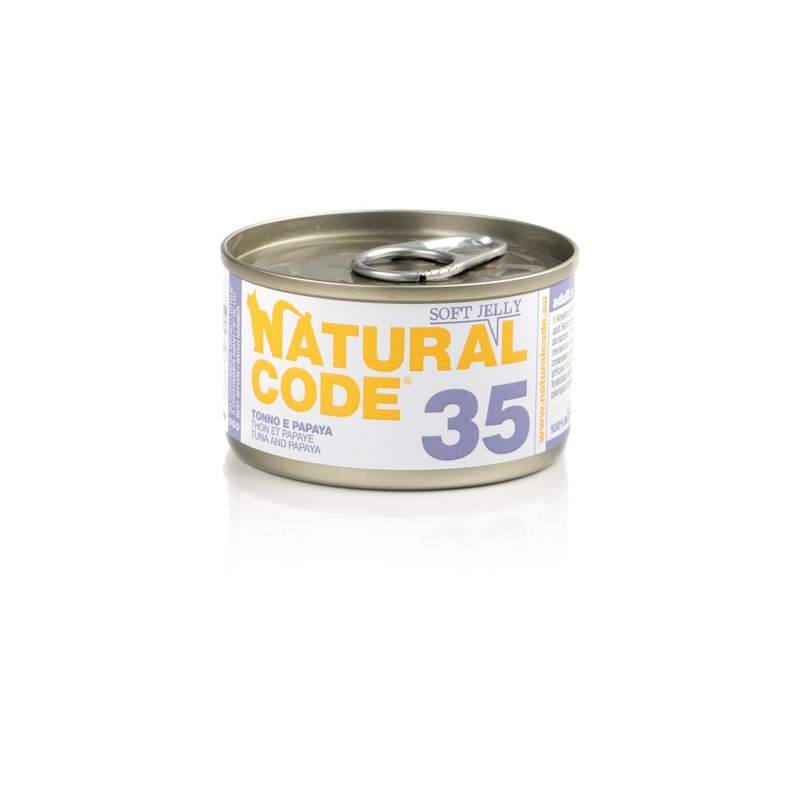 GATTO NATURAL CODE 85GR 35 TONNO PAPAYA