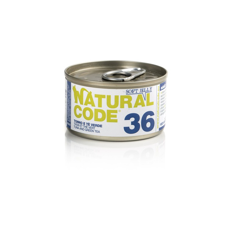 GATTO NATURAL CODE 85GR 36 TONNO TE VERDE