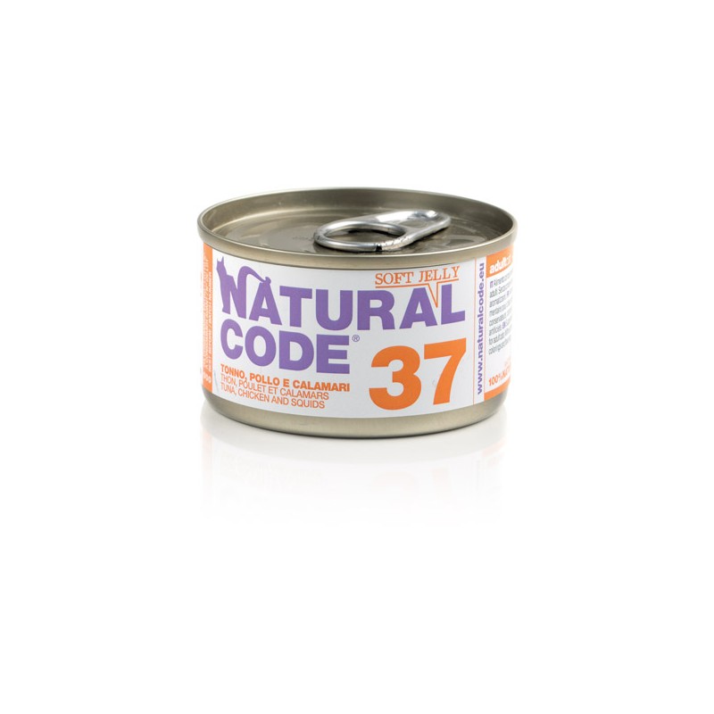 GATTO NATURAL CODE 85GR 37 POLLO CALAMARI