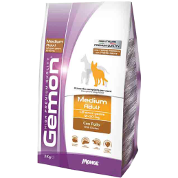 CANE GEMON ADULT 15KG MEDIUM POLLO