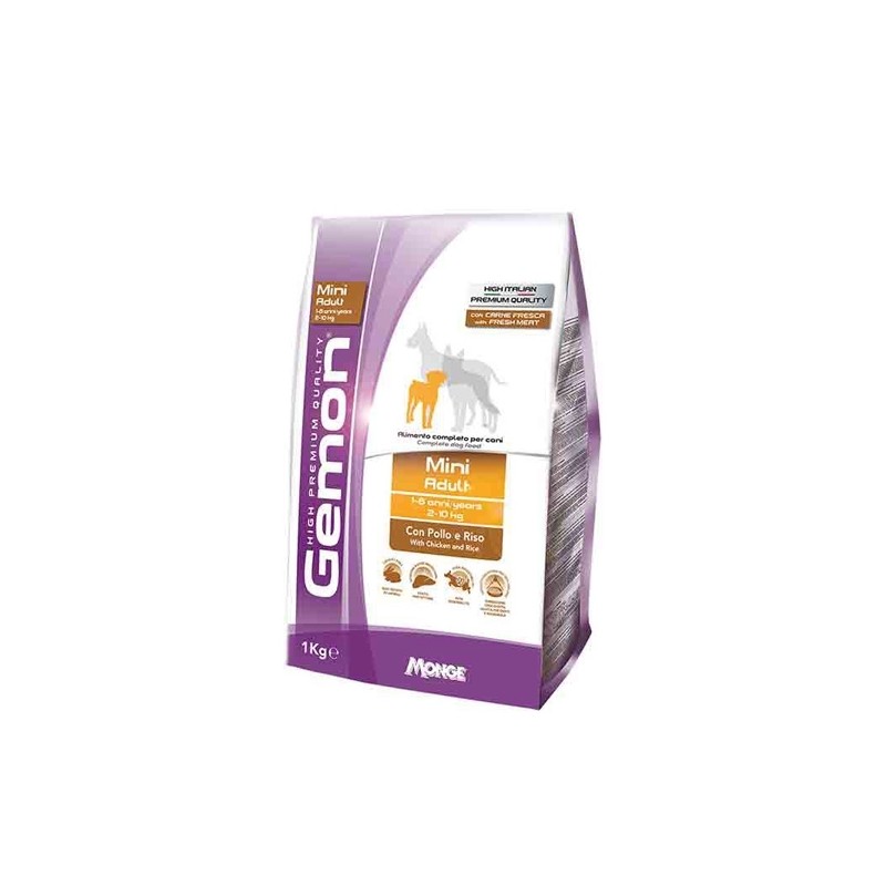 CANE GEMON ADULT 3KG MINI POLLO E RISO