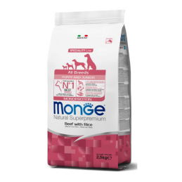 CANE MONGE ALLBREED PUPPY 2.5KG MANZO E RISO