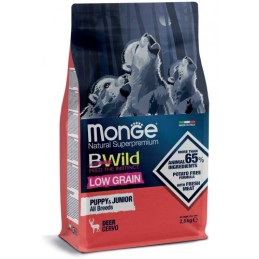 CANE MONGE BWILD LOW GRAIN PUPPY 12KG CERVO