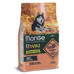 CANE MONGE BWILD G.FREE 12KG SALMONE PISELLI