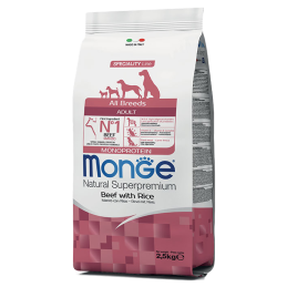 CANE MONGE ALLBREED 2.5KG MANZO RISO