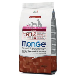 CANE MONGE ADULT 2.5KG MINI AGNELLO RISO PATATE