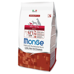 CANE MONGE ADULT 800GR MINI AGNELLO RISO PATATE