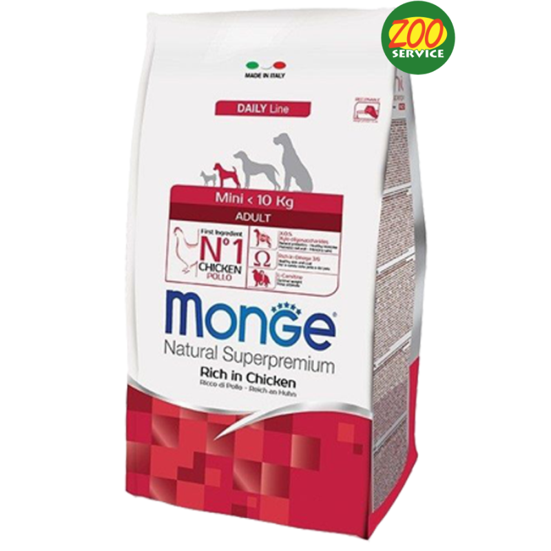 CANE MONGE ADULT 800GR MINI POLLO E RISO