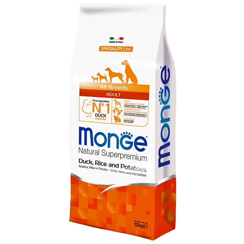 CANE MONGE ALLBREED 12KG ANATRA RISO PATATE